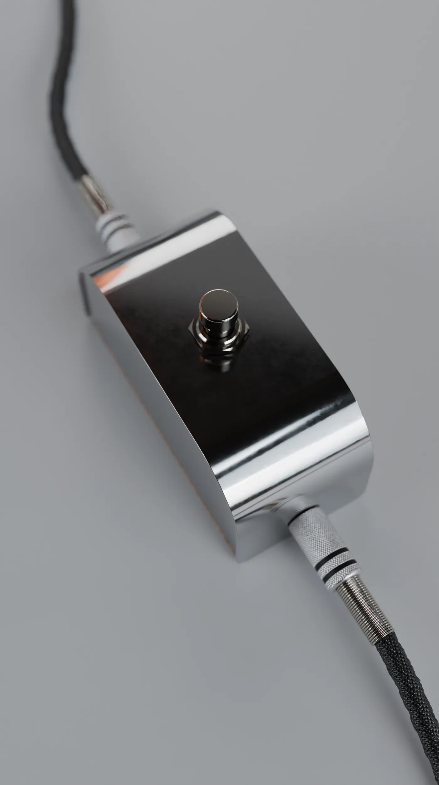 Dimmer cromado con perilla moleteada